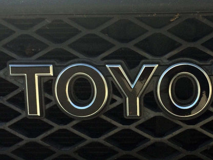 Premium Cast Vinyl Decal Letters for FJ Cruiser Grille