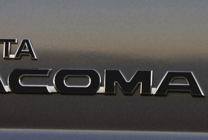 Premium Cast Vinyl Decal Letter Inlays for 2005-2015 Tacoma Door and Tailgate Emblems