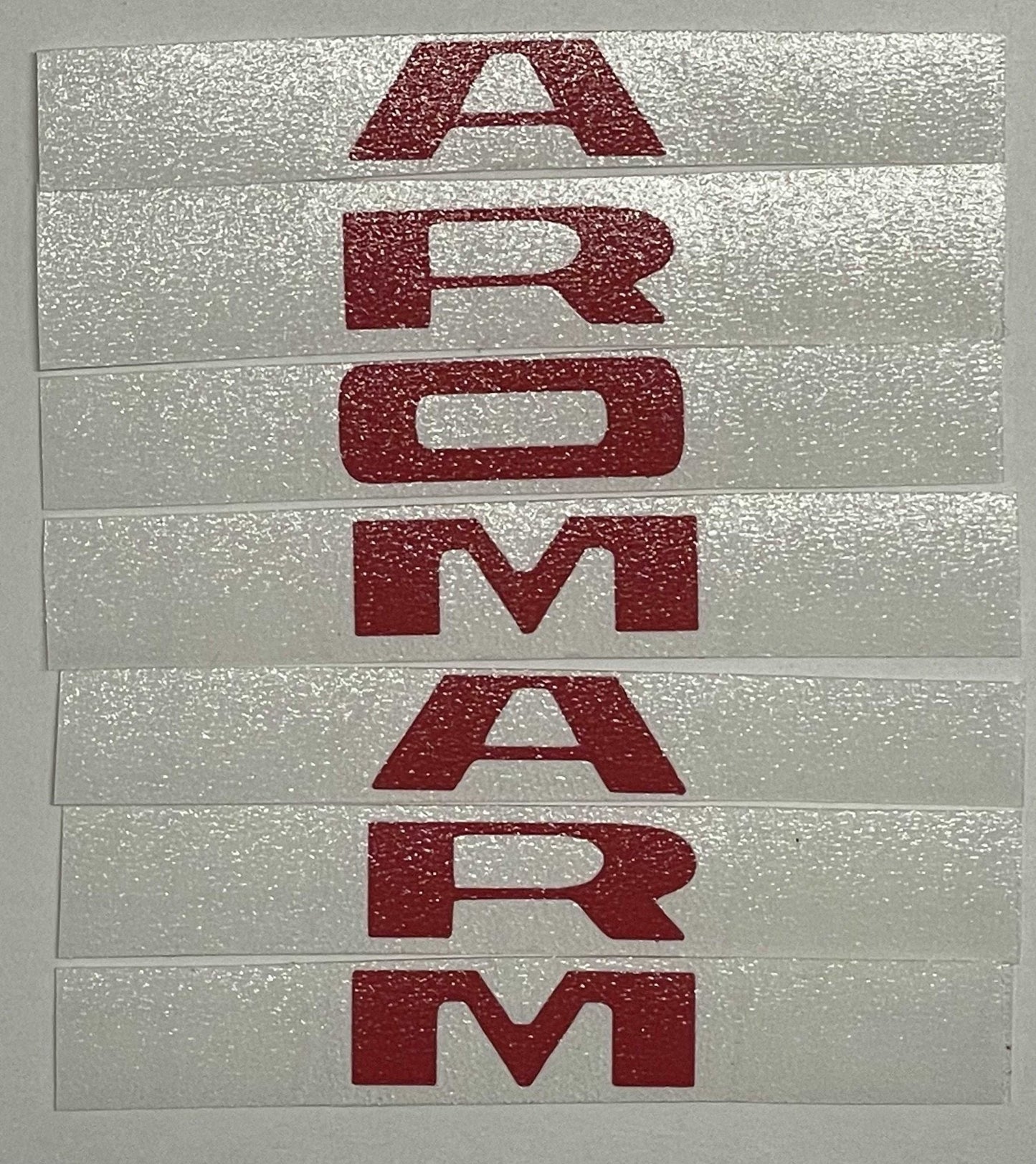 Premium Cast Vinyl Decal Letter Inlays for 2019-2026 RAM Dashboard