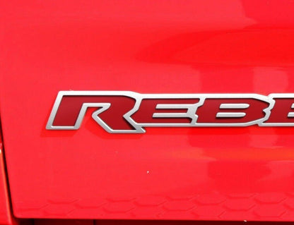 Premium Cast Vinyl Decal Letter Inlays for 2019-2026 RAM 1500/2500 Rebel Tailgate
