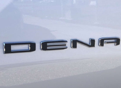 Premium Cast Vinyl Decal Letter Inlays for 2019-2026 SIERRA Doors and Tailgate