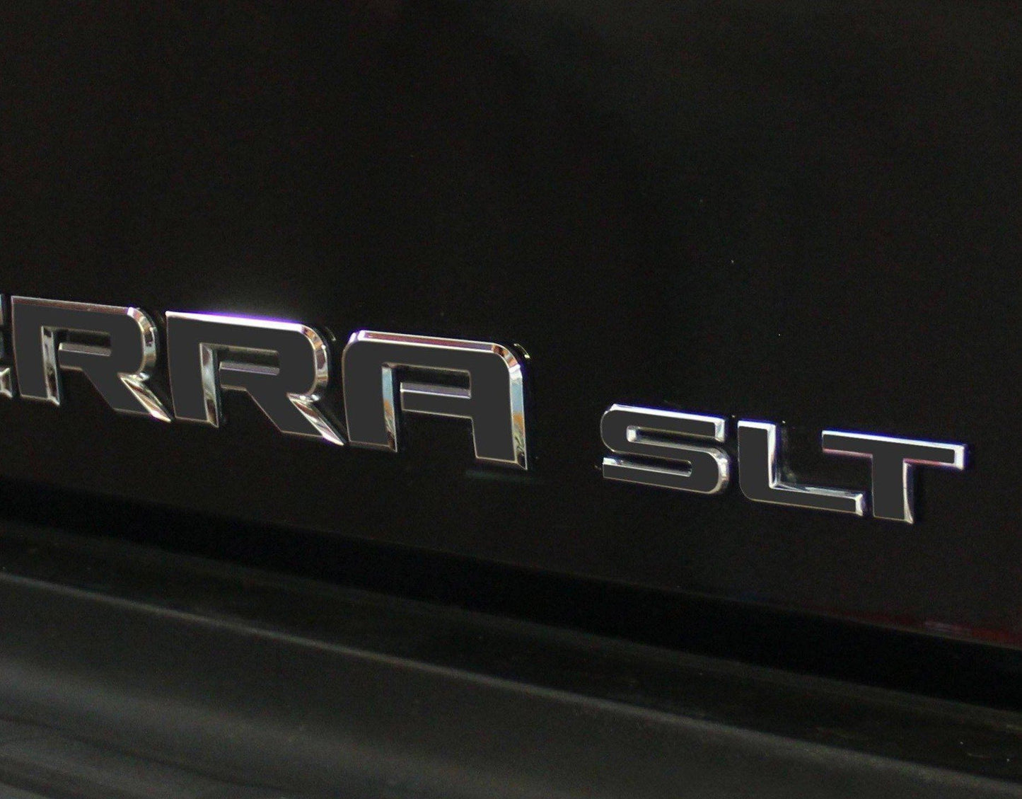 Premium Cast Vinyl Decal Letter Inlays for 2019-2026 SIERRA Doors and Tailgate