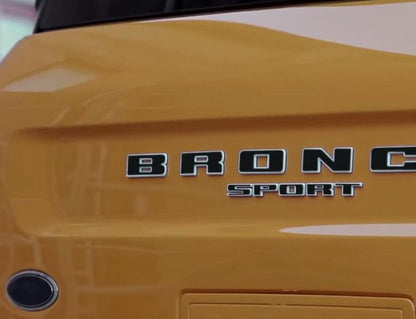 Premium Cast Vinyl Decal Letter Inlays for 2020-2026 Bronco Sport Tailgate