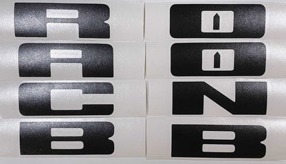 Premium Cast Vinyl Decal Letter Inlays for 2020-2026 Bronco/Bronco Sport Grille