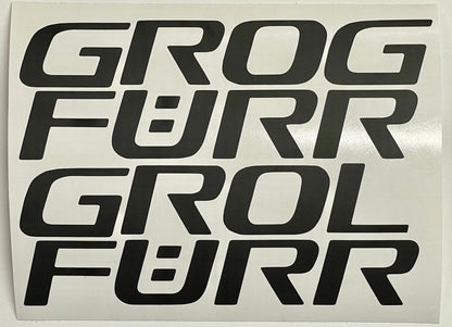 Premium Cast Vinyl Decal Letter Inserts for 2023-2025 Corolla GR-Four Rocker Panels