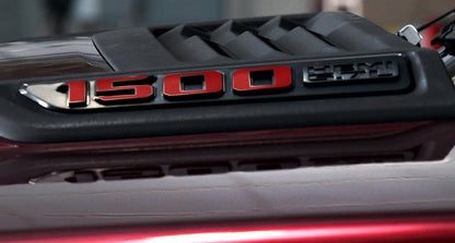 Premium Cast Vinyl Decal Number Inlays for 2019-2026 RAM 1500 Hood x2