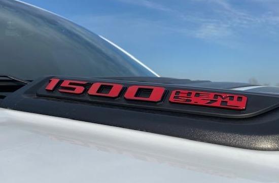 Premium Cast Vinyl Decal Number Inlays for 2019-2026 RAM 1500 Hood x2