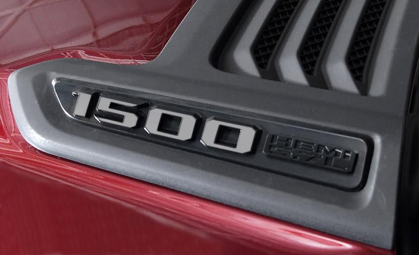 Premium Cast Vinyl Decal Number Inlays for 2019-2026 RAM 1500 Hood x2