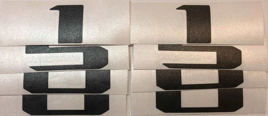 Premium Cast Vinyl Decal Number Inlays for 2019-2026 RAM 1500 Hood x2