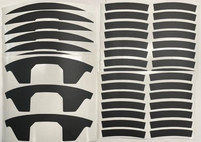 Premium Cast Vinyl Decal Overlays for 2022-2026 Tundra TRD Off Road 18" Wheels