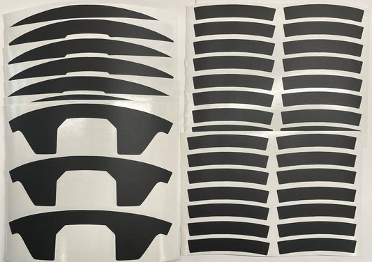 Premium Cast Vinyl Decal Overlays for 2022-2026 Tundra TRD Off Road 18" Wheels