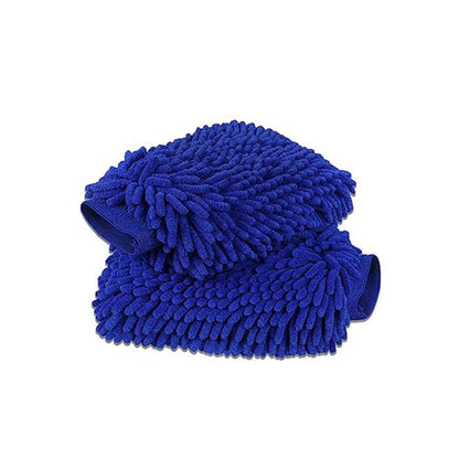 Premium Chenille Car Wash Gloves (2-Pack) | Scratch-Free | Super Absorbent | 3 Colors