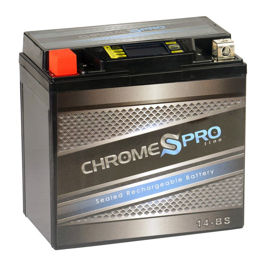CHROME PRO BATTERY YTX14-BS Chrome Pro Series iGel Battery PRO-M00009