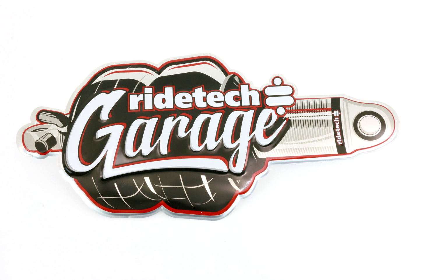 Ridetech SIGN: Ridetech GARAGE - Shockwave: TIN SIGN 88081004