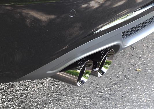 AWE Tuning Touring Edition Exhaust for B8 A4 2.0T - Single Side, Polished Silver Tips 3015-22010