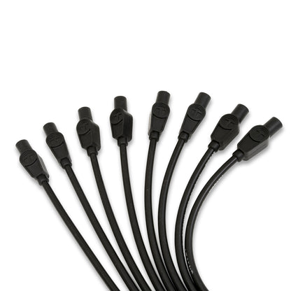 Taylor Cable 8mm Spiro Pro LS Universal 180 Degree Black 73065