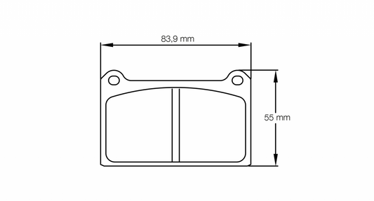 PAGID Racing Pagid Racing 8068 RSH29E Compound Brake Pads 8068-RSH29E
