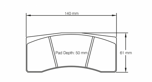 PAGID Racing Pagid Racing 1619 RSL1 Compound Brake Pads 1619-RSL1