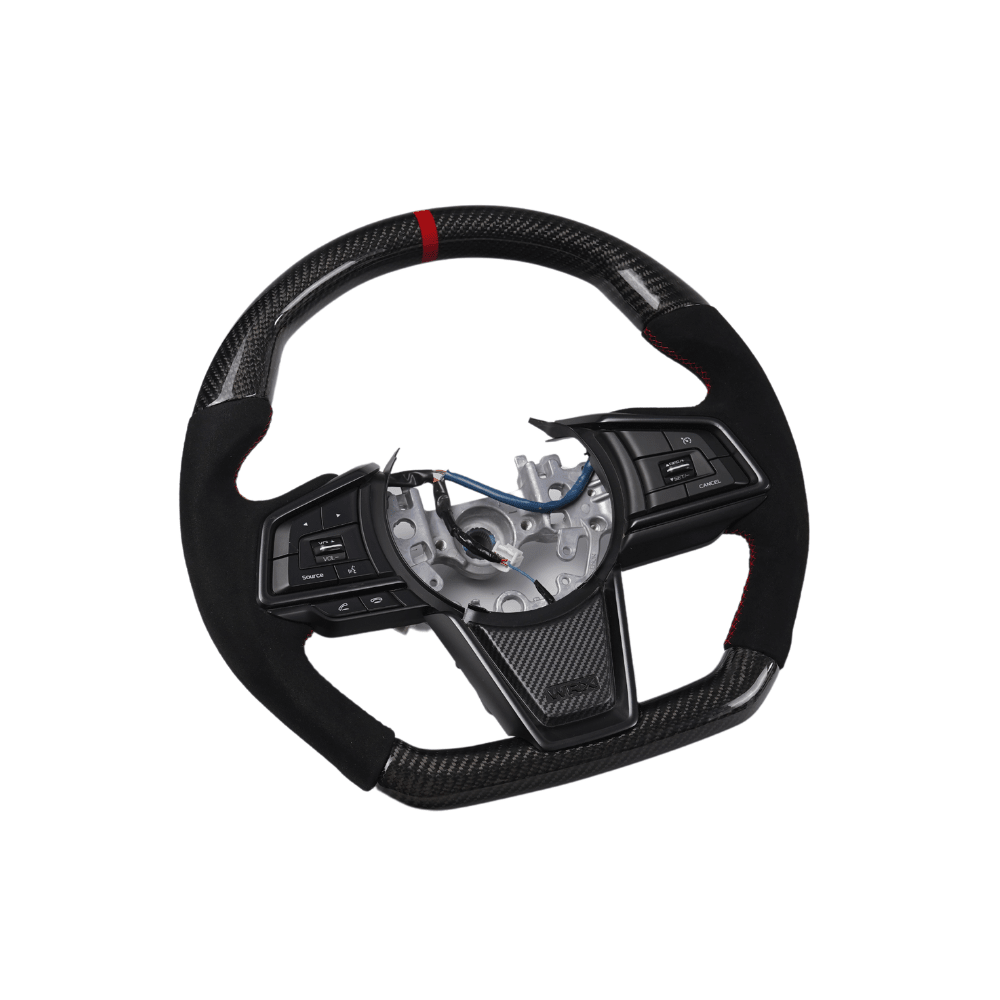 Racing Art [22-26 WRX] Carbon Fiber Steering Wheel - Leather / Suede