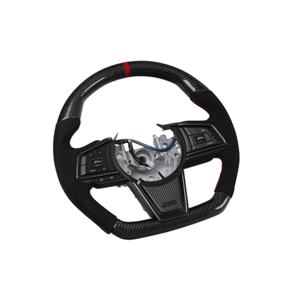 Racing Art [22-26 WRX] Carbon Fiber Steering Wheel - Leather / Suede