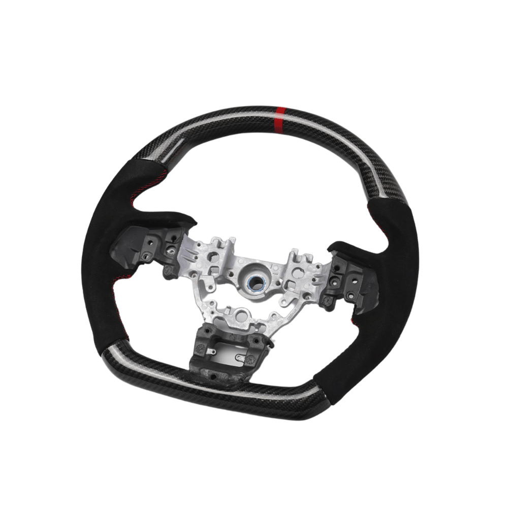 Racing Art [22-26 WRX] Carbon Fiber Steering Wheel - Leather / Suede