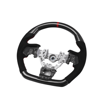 Racing Art [22-26 WRX] Carbon Fiber Steering Wheel - Leather / Suede