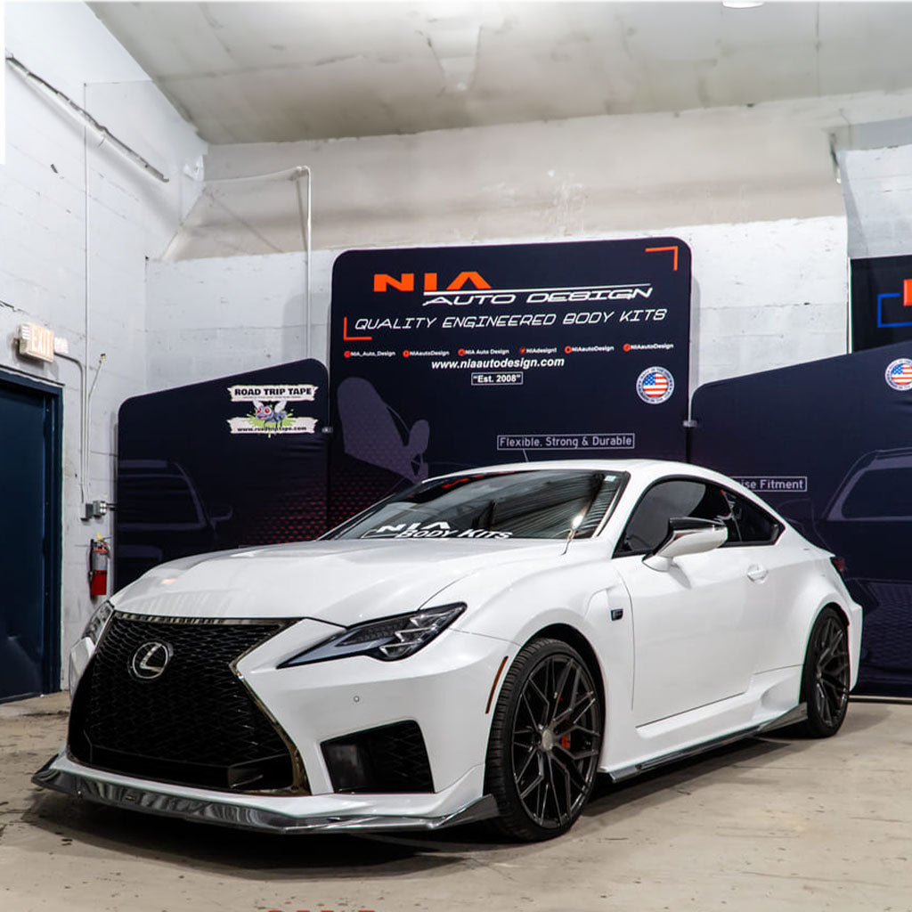 NIA Lexus RC-F NIA Full Splitter Body Lip Kit (5pcs-Front, Sides, Rear) 2020-2024 RCF20-FK