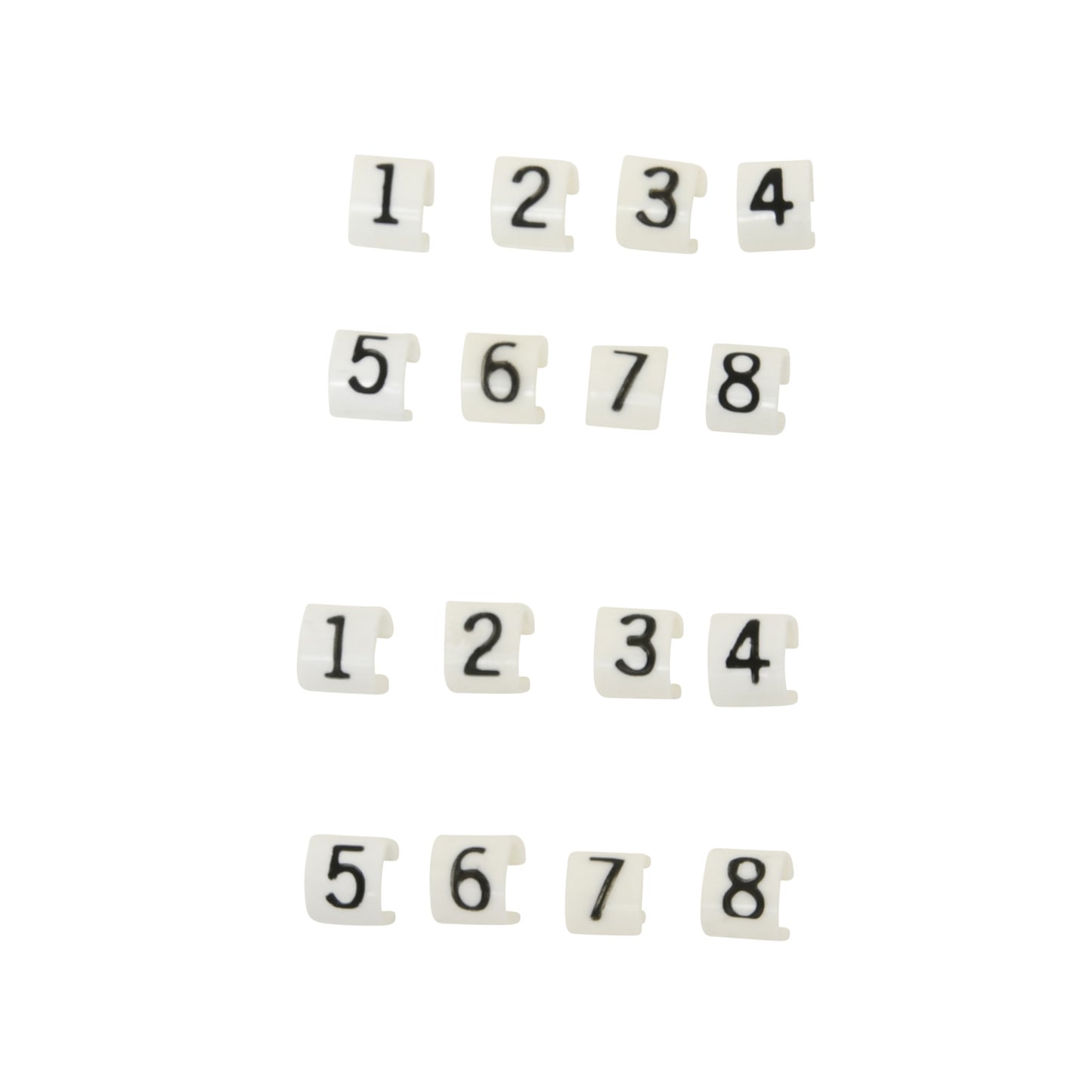 Taylor Cable 7-8mm Clip-On Wire Markers 41060