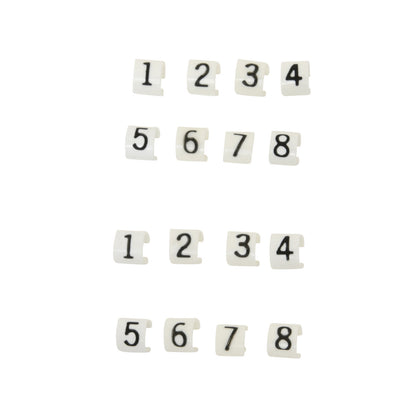 Taylor Cable 7-8mm Clip-On Wire Markers 41060