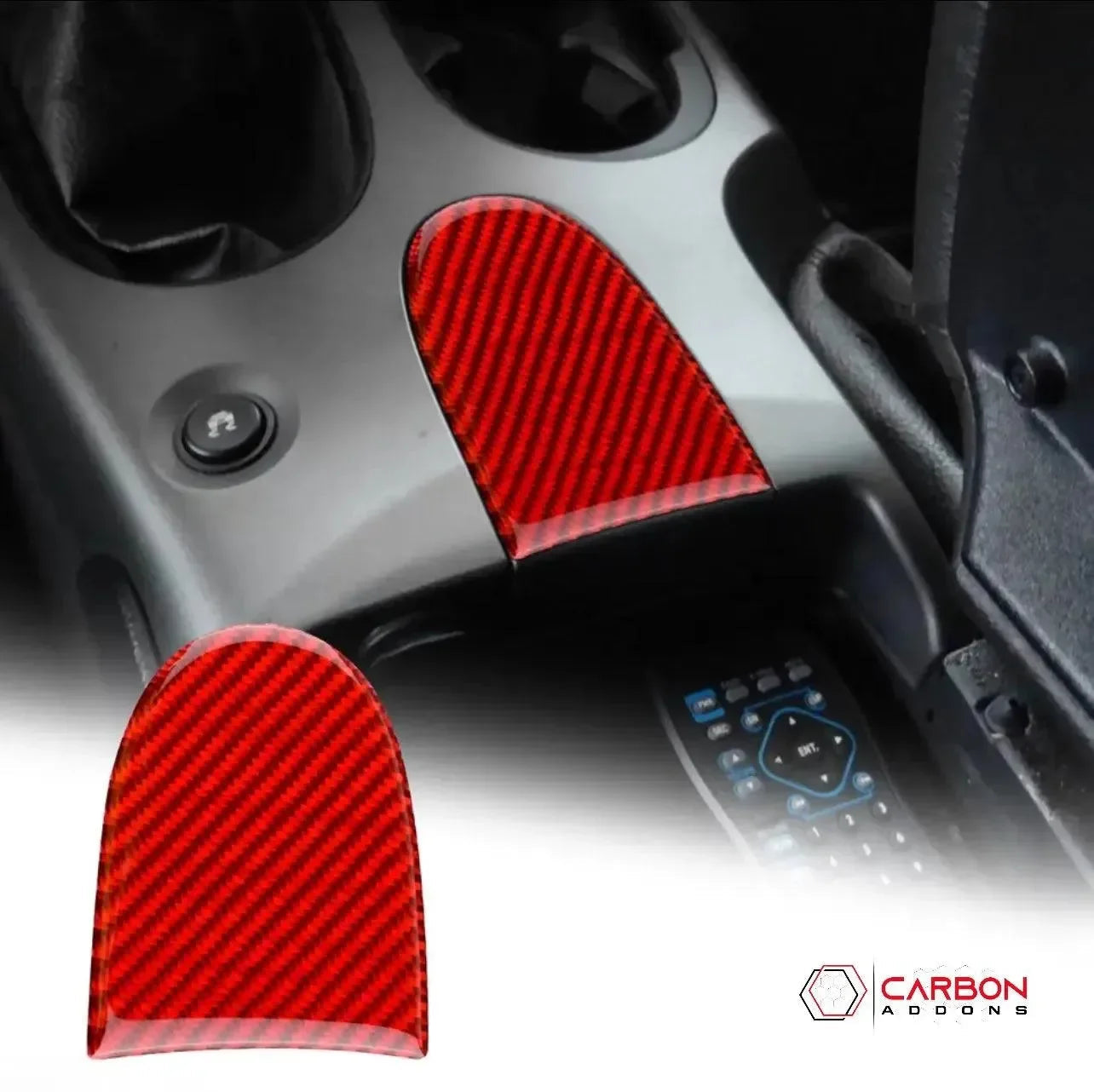 Real Carbon Center Console Trim Overlay | C6 2005-2013 Corvette