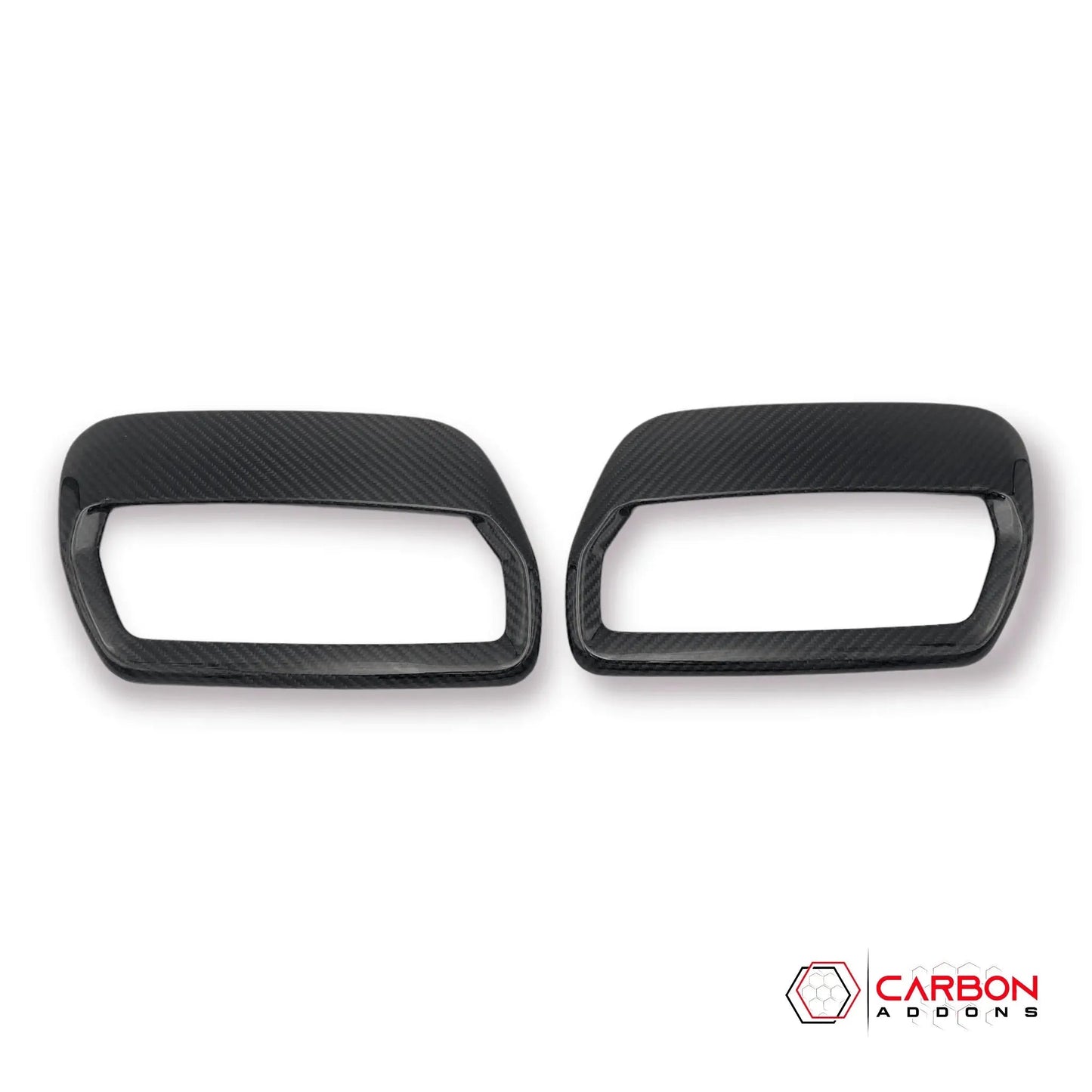 Real Carbon Fiber Hood Vent Cover for For Mustang 2018-2023