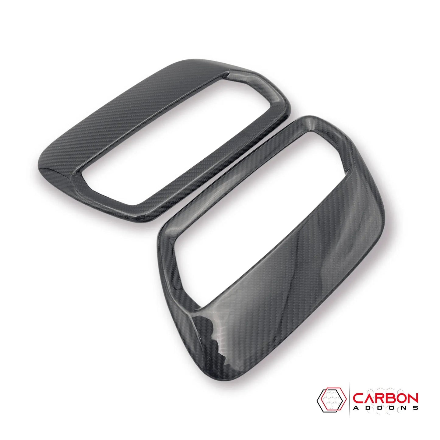 Real Carbon Fiber Hood Vent Cover for For Mustang 2018-2023