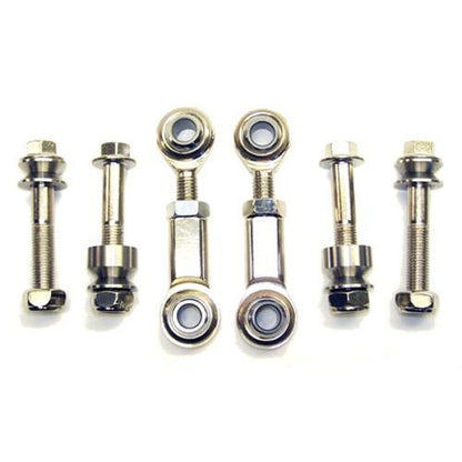 BLOX Racing Rear Adjustable Sway Bar End Link Set - 92-00 Civic / 06-15 Civic / 94-01 Integra