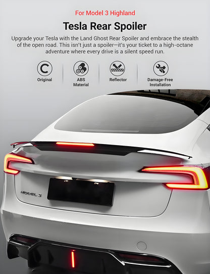 Rear Led Spoiler for Model 3 Highland / Model Y | TESERY