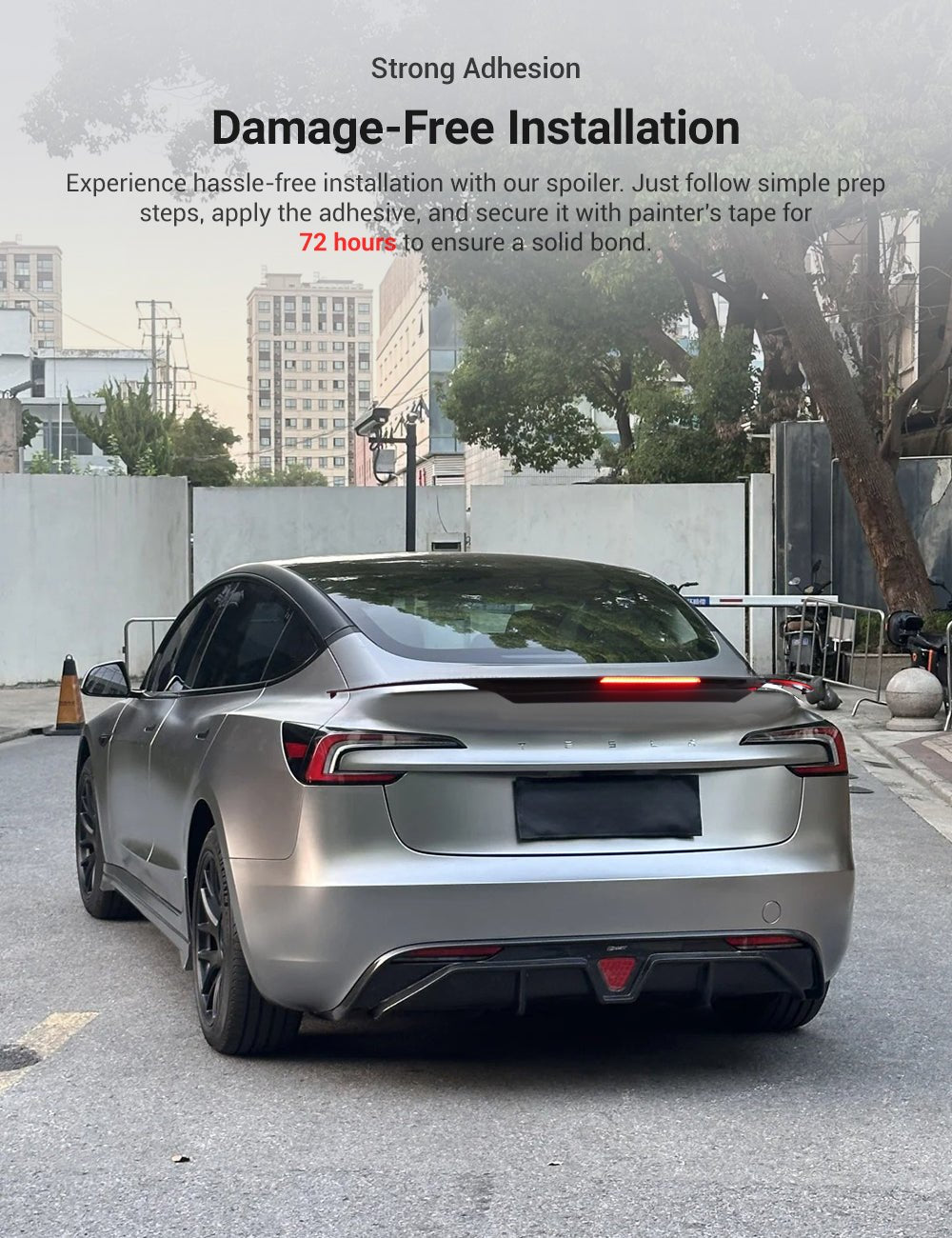 Rear Led Spoiler for Model 3 Highland / Model Y | TESERY