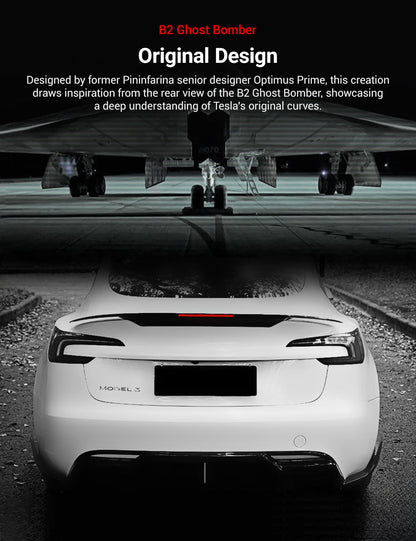 Rear Led Spoiler for Model 3 Highland / Model Y | TESERY