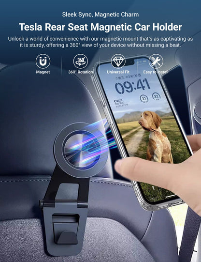 Rear Seat Magnetic Car Holder for Tesla Model 3/Y