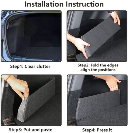 Rear Trunk Organizer Side Divider for Tesla Model 3 & Model Y