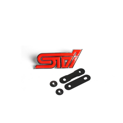 Racing Art STI Grille Emblem w/ Multiple Color Avaialable [Universal]
