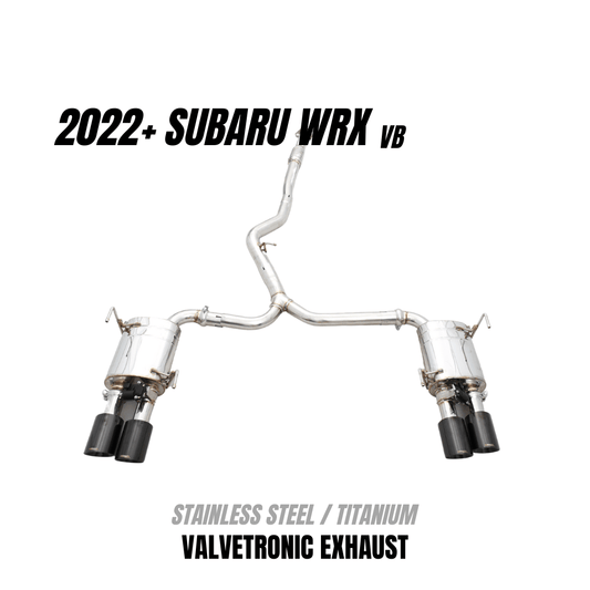 RES x JDMuscle [22-26 WRX] Valvetronic Catback Exhaust MT&CVT
