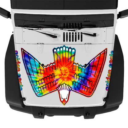 Tie-Dye Golden Eagle Graphics Set