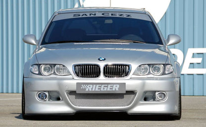 Rieger E46 Facelift Sedan/Touring Front Bumper w/Fog Holders