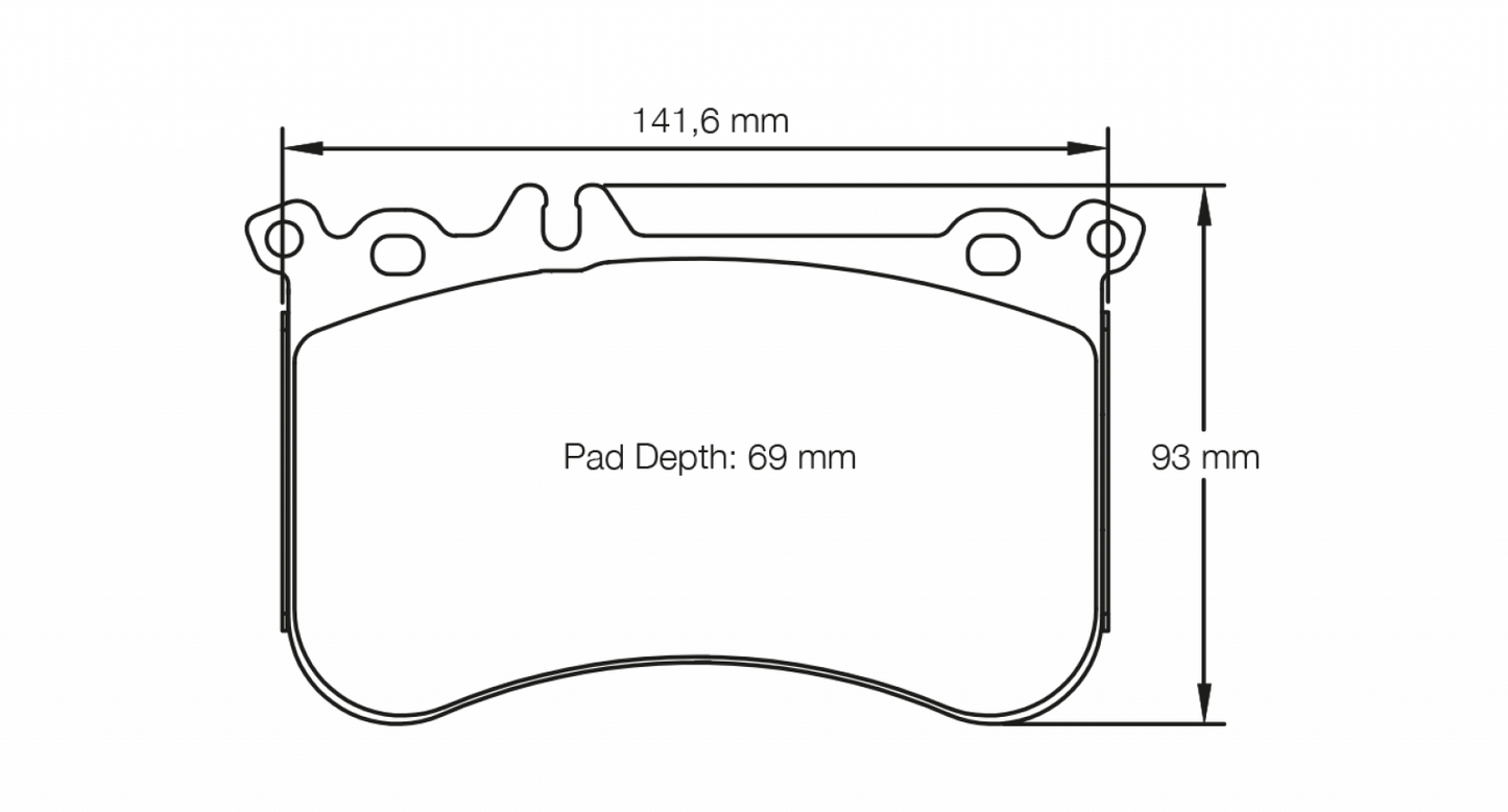 PAGID Racing Pagid Racing 8188 RSL29 Compound Brake Pads 8188-RSL29