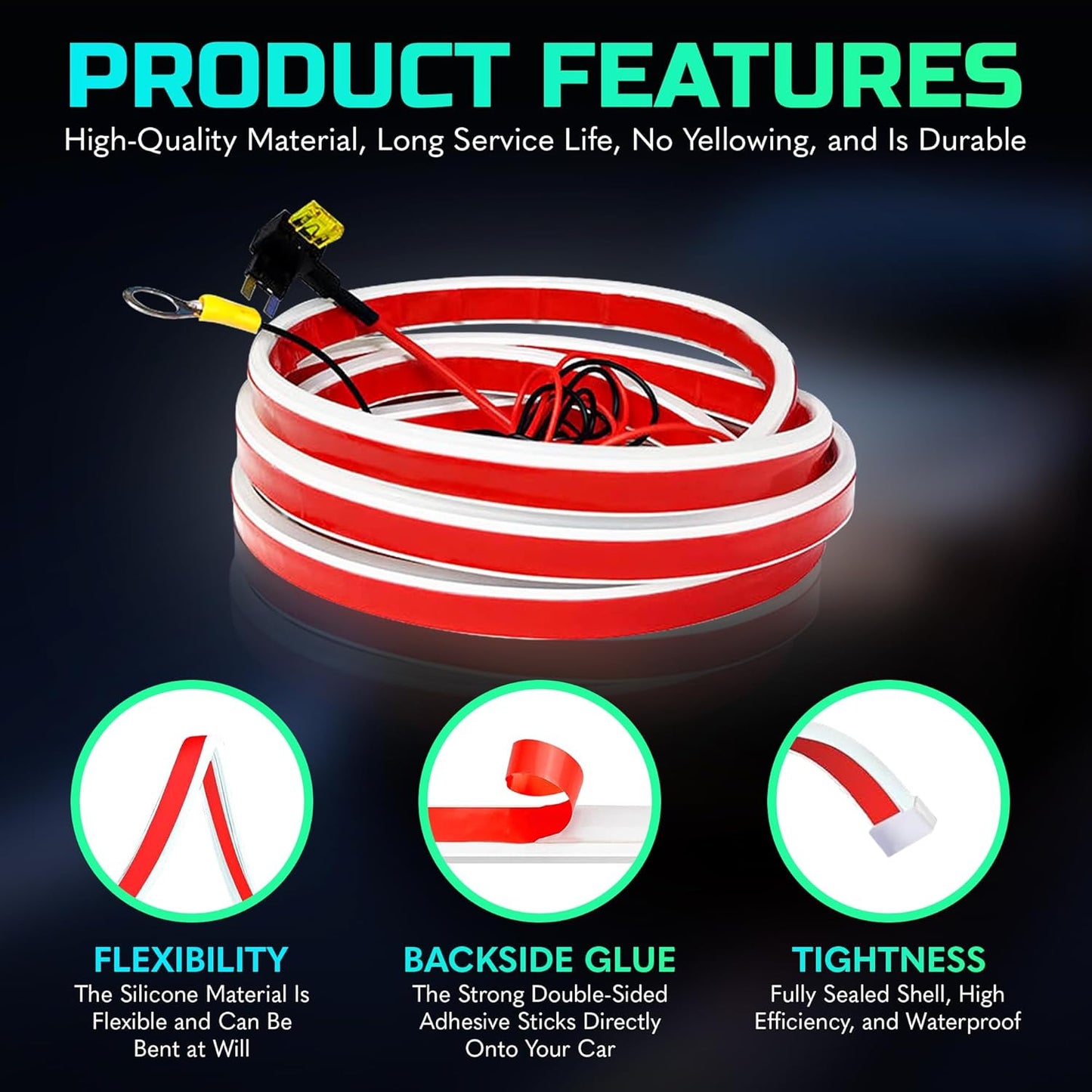 LED Strip Light For Car Hood