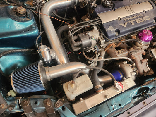 ATK Civic Integra Turbo Cold Air Intake Pipe (NO CLAMPS OR COUPLERS) For AC turbo kits 2.5"