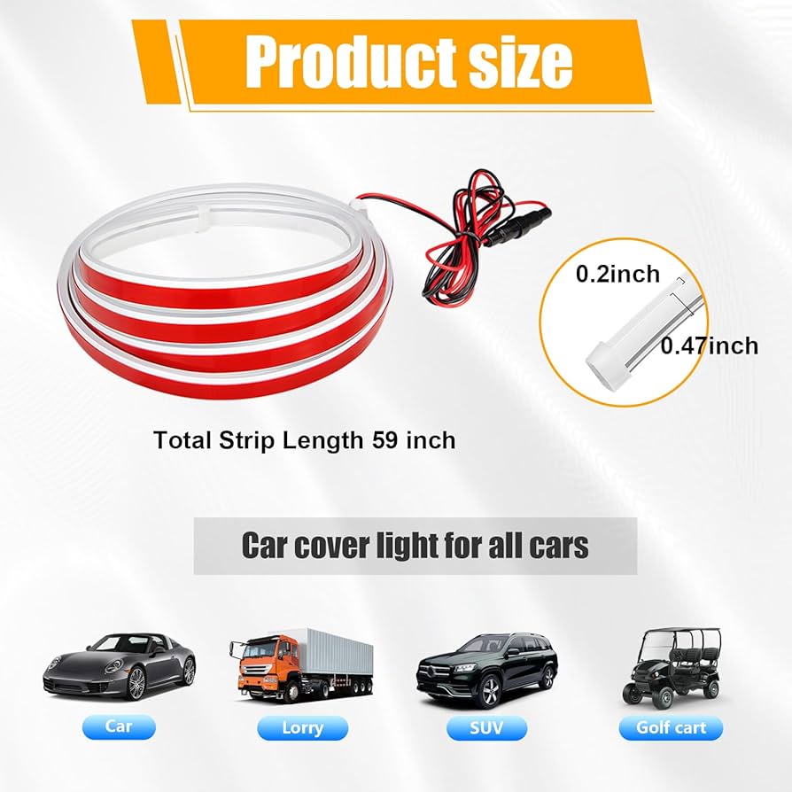 LED Strip Light For Car Hood