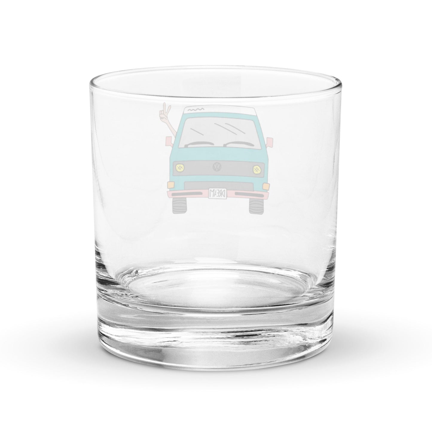 Dream Machine Rocks Glass