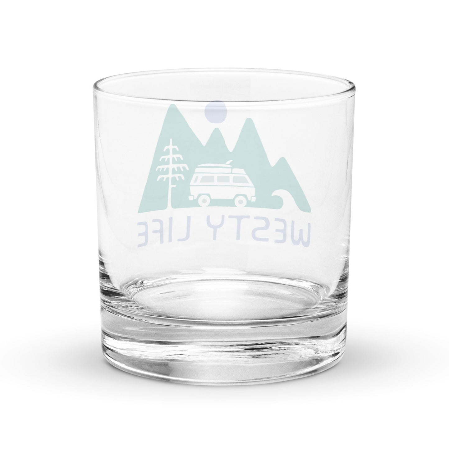 Westy Life Rocks Glass