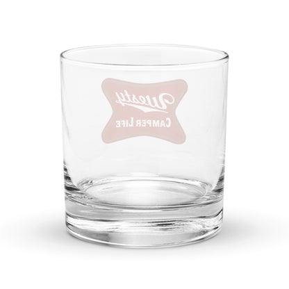 Westy Camper Life Rocks Glass