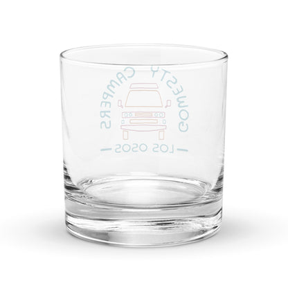 GoWesty Campers "Friendly Face" Rocks Glass